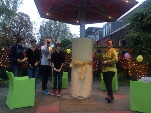 Wethouder Van Gelderen en de ontwerpers