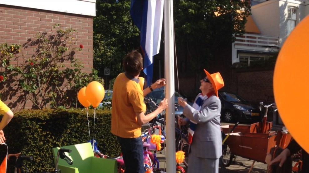 Mevrouw Vink, de oudste bewoner van Vreewijk